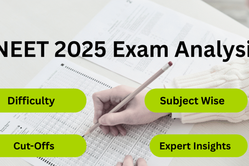 NEET 2025 Exam Analysis – Subject-Wise Difficulty & Key Highlights