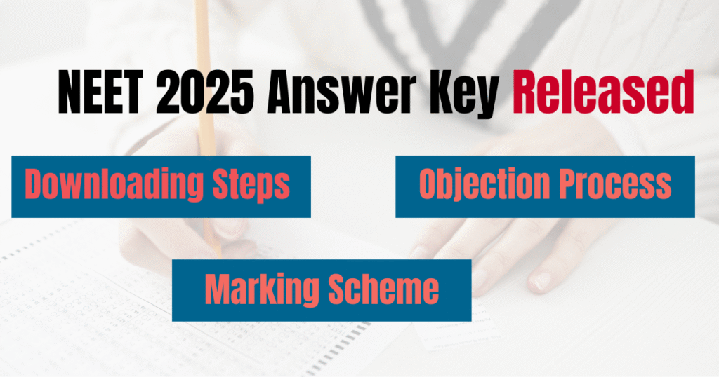 NEET Answer Key 2025