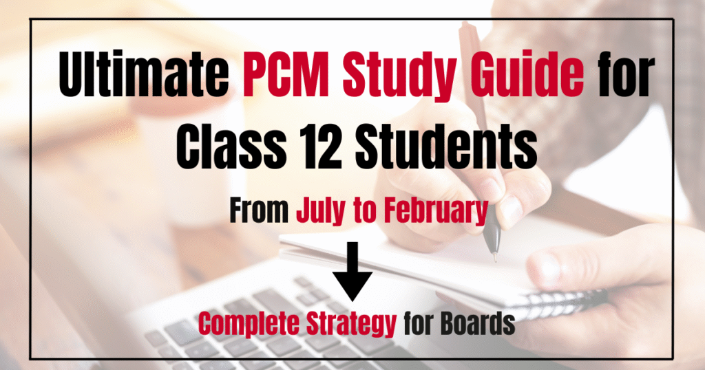 Class 12 PCM Timetable